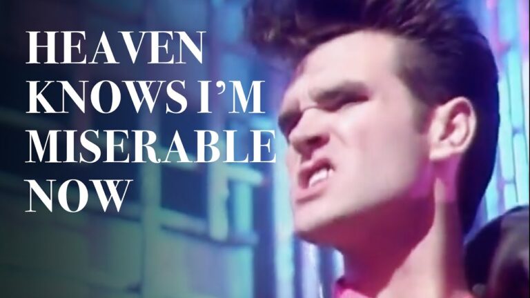 The Smiths – Heaven Knows I’m Miserable Now music video