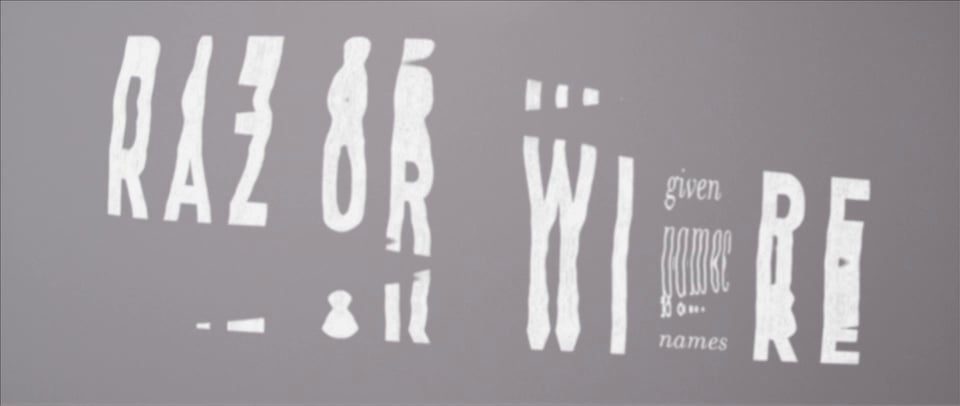 Given Names – Razor Wire