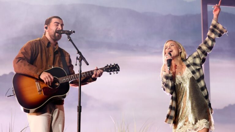 Kelsea Ballerini, Noah Kahan – Mountain with a View/Stick Season (Live from the 59th ACM Awards) music video